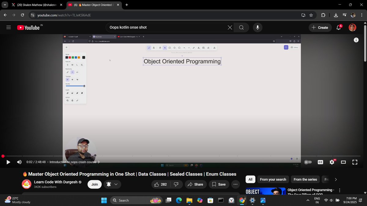 shalenmathew's tweet image. 🎯Day 3 of #100DaysOfCode
✅Revised OOPs concepts
✅Solved 1 Leetcode medium problem
✅Working on ios inspired liquid glass theme in my Quotes App

Github : github.com/shalenMathew/Q…

#buildinpublic #kotlin #java #androiddev #developers #JetpackCompose #AndroidDev #letsconnect