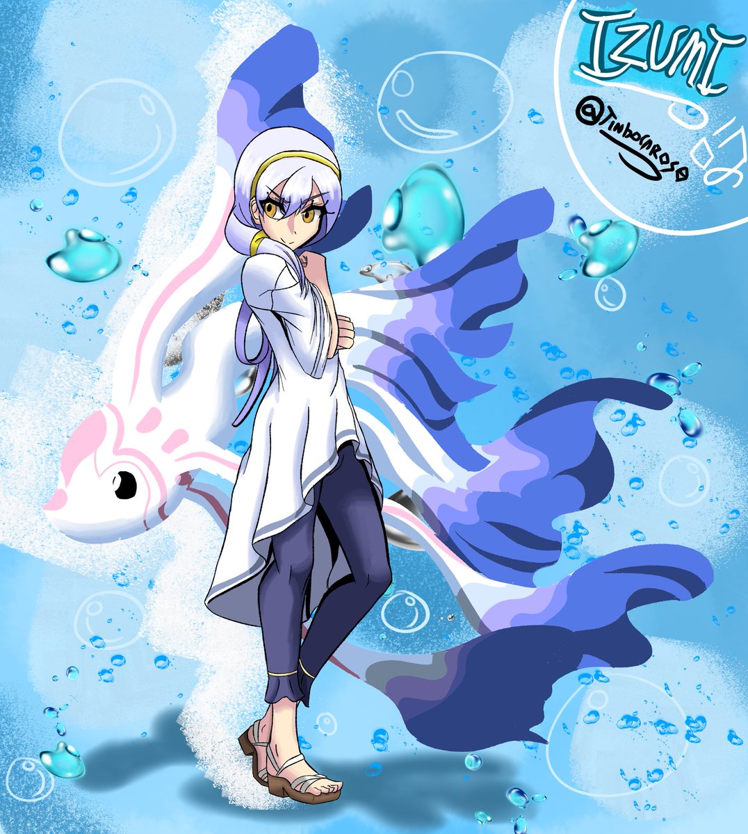 Izumi the fishy fisher kinda gal