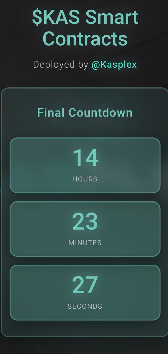 Kryptosektor's tweet image. #kaspa
#SmartContracts