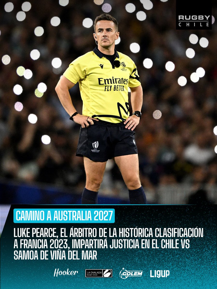 Luke Pearce, referee inglés, fue el mismo que dirigió a Estados Unidos vs Chile en Denver en 2022, en la histórica clasificación a Francia 2023.

Este sábado dirige a Chile vs Samoa en una instancia similar.