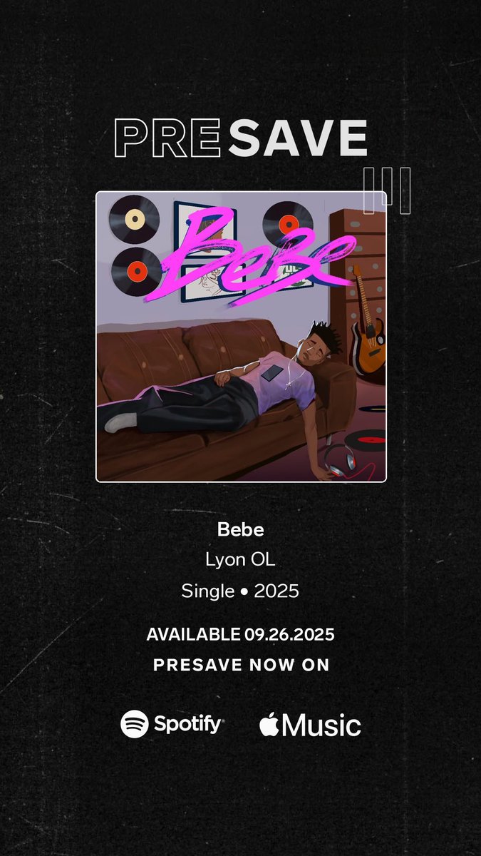 Lyon__OL's tweet image. Presave my new gbedu dropping tomorrow 
Lyon OL - Bebe unitedmasters.com/m/bebe-17