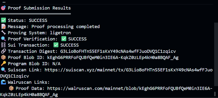 23_prototype's tweet photo. FACTS ABOUT @SoundnessLabs
🔒 Proof locked, verified & on-chain.
✅ Ligetron processed
✅ Sui confirmed
✅ Walrus sealed
Programmable trust, now visible. 🚀
#ZKProofs #SoundInternet #Web3 https://t.co/QX0nQvklxN