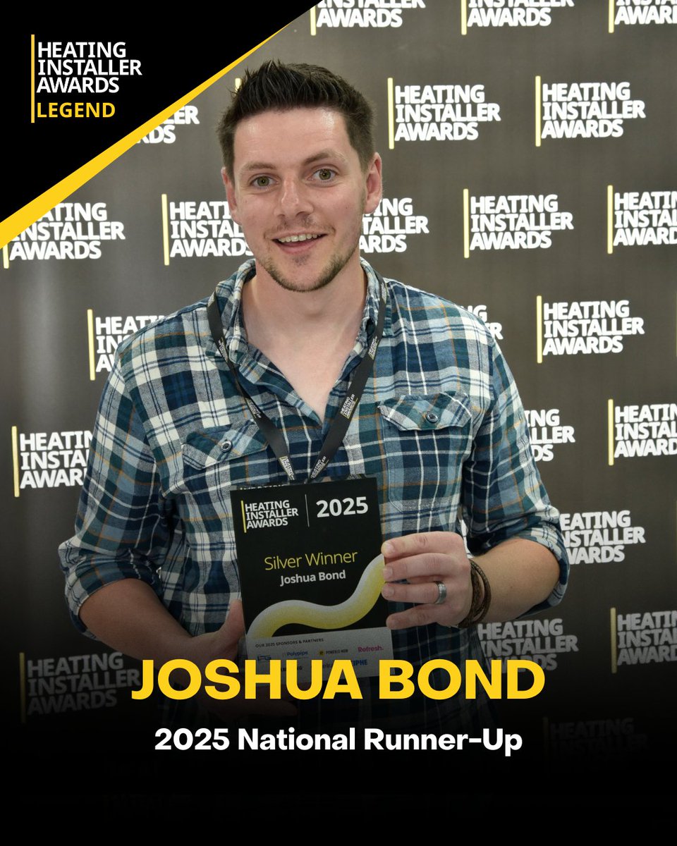 Legend: Joshua Bond | HIA 2025 Runner-Up 🏆

Cornwall ➝ National stage 🏆 His 1800’s cottage project with HVO boilers impressed judges with innovation and customer care.

💪 Celebrate Joshua’s success,  then enter HIA 2026 today! 

#HIALegends #HeatingInstallerAwards #HIA2026