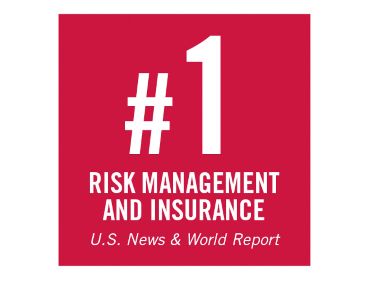The @UniversityofGA C. Herman Terry Risk Management and Insurance Program, known for having the largest undergraduate RMI major in the country, led all insurance programs with the No. 1 ranking overall for the sixth consecutive year, according to @USNews.

Go Dawgs!