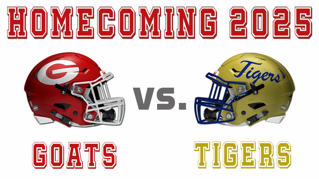 Homecoming 2025  📣  Can't make the game?  We've got you covered.  🤸‍♀️  We will be livestreaming the Goats vs. Tigers Football Game this Friday night.   🏈   Catch all the action here:  youtube.com/live/y-ysBuxw1… or search Groesbeck ISD on YouTube.  🐐