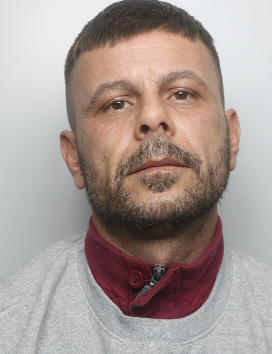 Turk Sadian Findiku, 39, was found guilty of raping a woman in Northampton at the end of July, 2024. Post offence he violently harassed her by stalking,  cornering her in the street, vandalised the victim's vehicles, making her move multiple times.

He was jailed for 9 years.