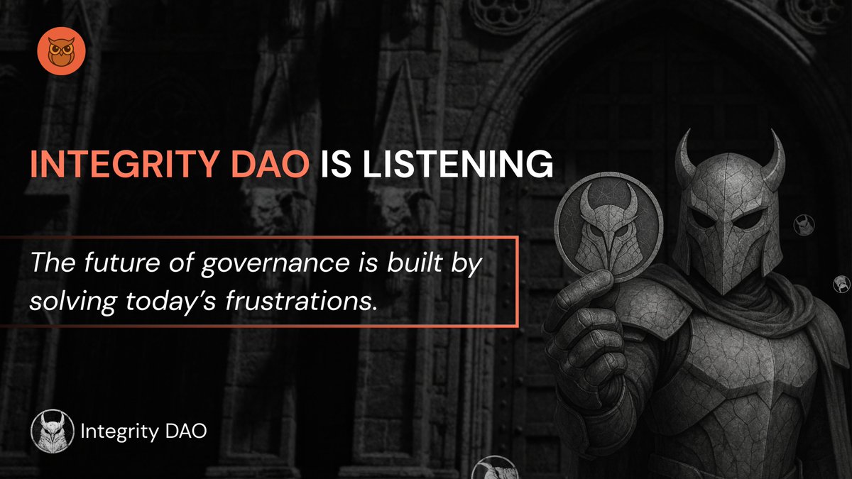 The future of governance is built by solving today's frustrations.

What's the single biggest friction point or "papercut" you experience in DAOs that you wish someone would finally fix?

We're taking notes ✍️