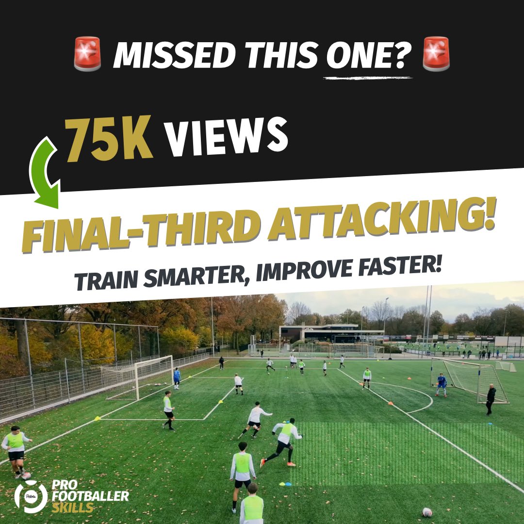 Pelota_Academy's tweet image. FULL ‘Final Third Attacking’ Training! 📈🚀 Four ‘4’! connected drills with progression Tips &amp;amp; Tricks. #coaches #footballtraining #fussball #soccercoach ⤵️

🌐 youtu.be/ZZ_sPoix0_U?si…