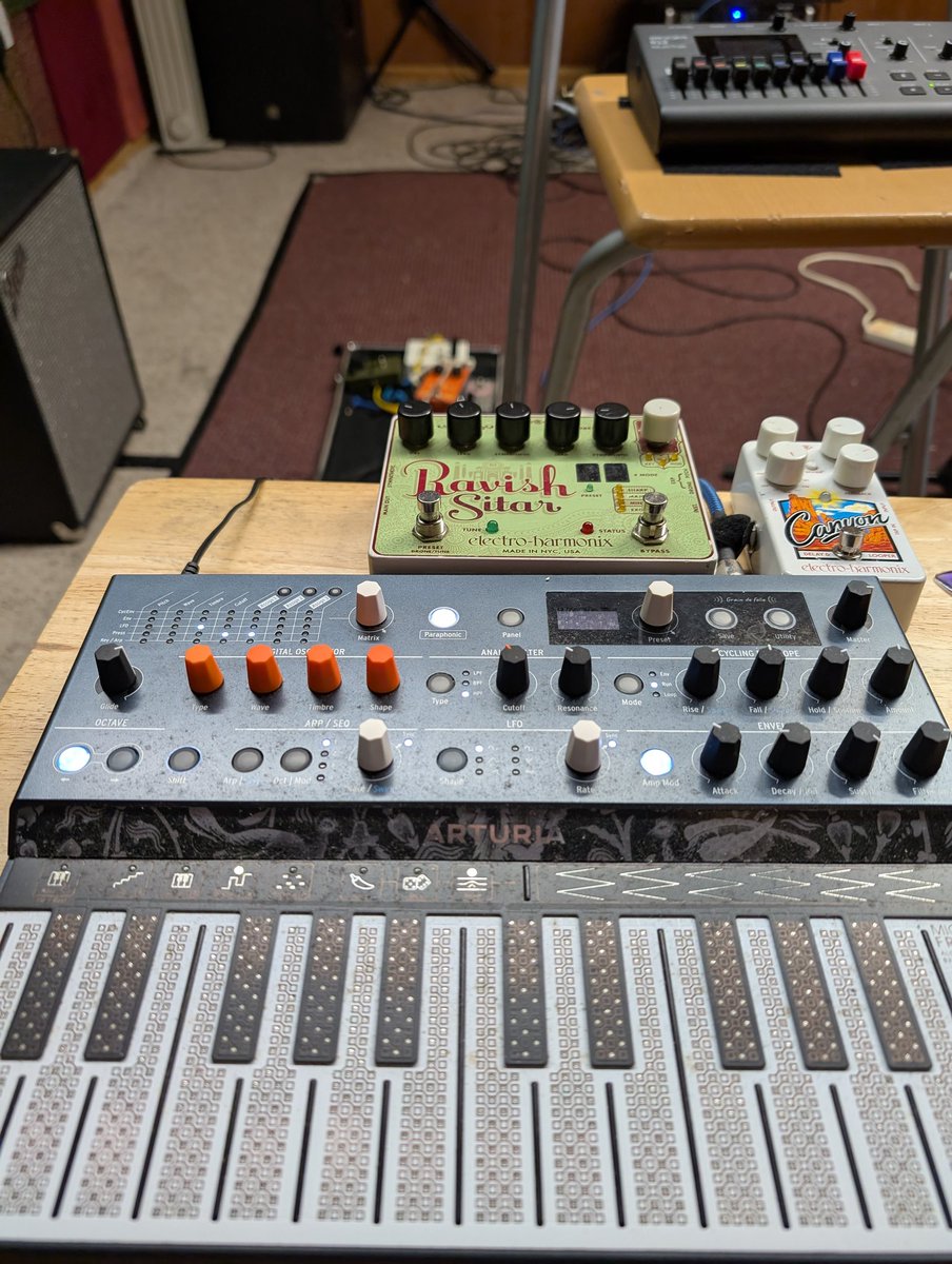 Rehearsing for the Oxjam Festival next Saturday, 4 October. If you're in the Beeston, Nottingham area, come on down to The Berliner Bar, we're on at 2:30pm