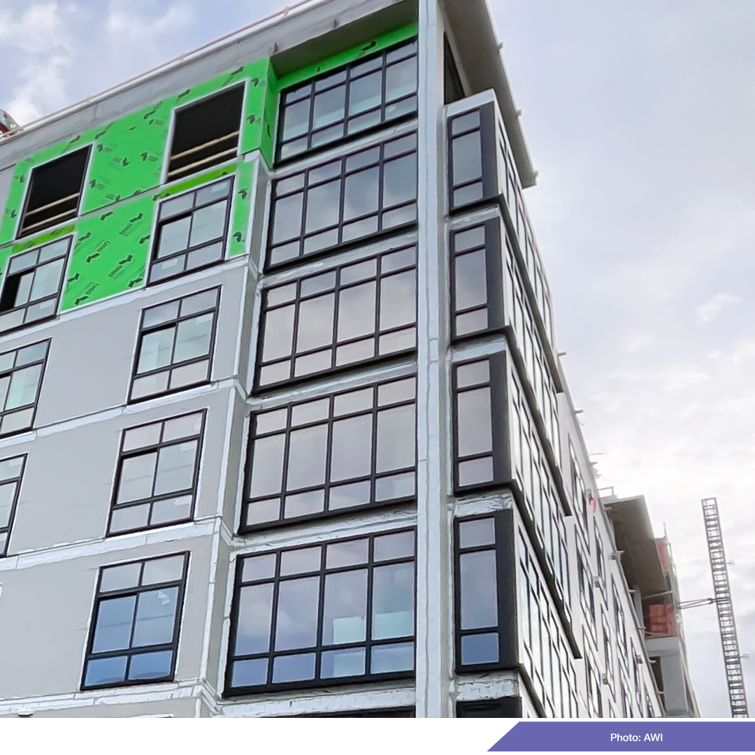 advancedwindow's tweet image. A look back to recent AWI window installation in Bethesda at Envoi, a beautiful new 12-story project opening in 2026 that caters to a modern mix of work and life. Partners: LCOR, @designcollectv 
#windowinstallation #fenestration #bethesda