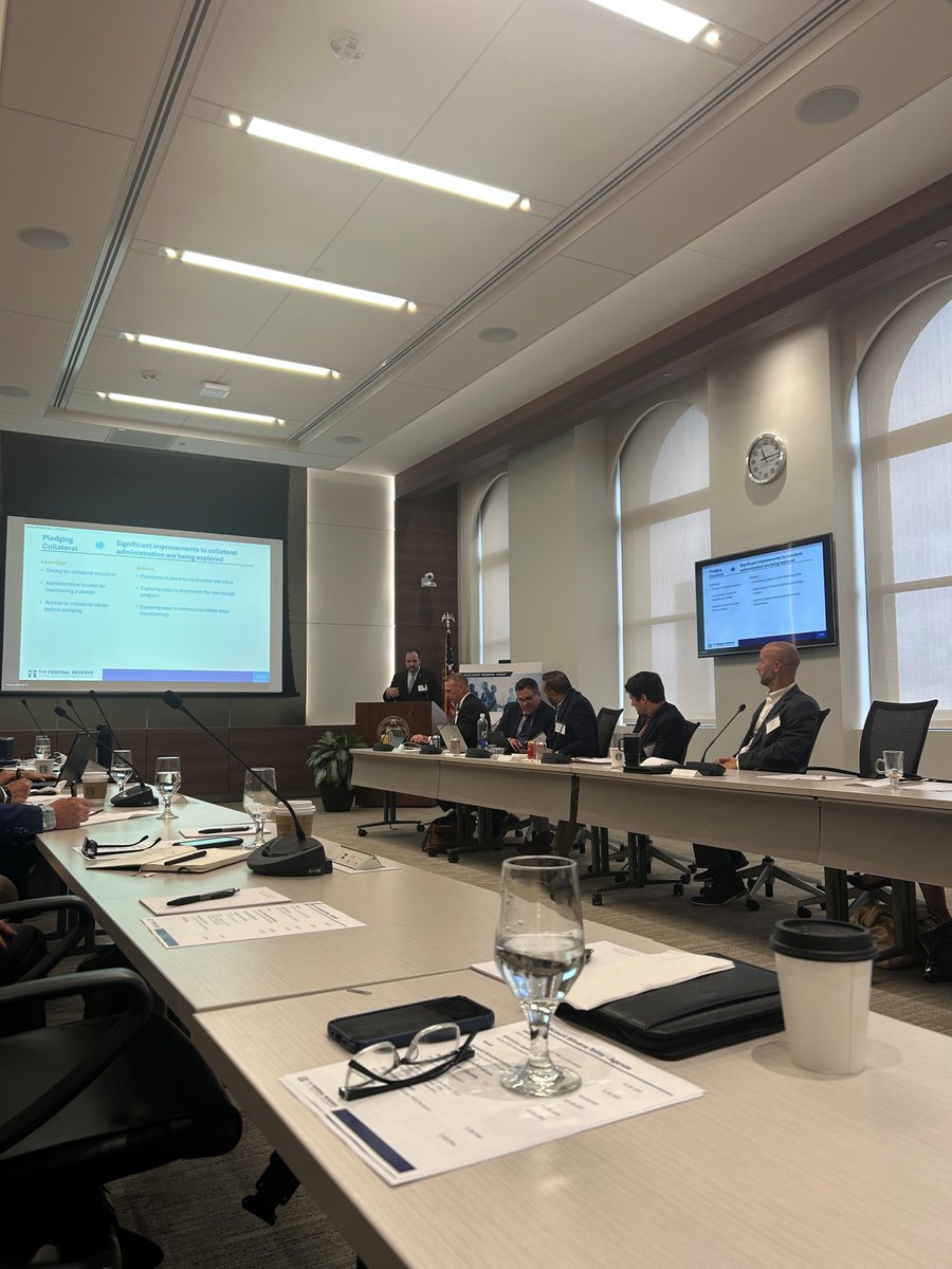Thank you to the <a href="/ClevelandFed/">Cleveland Fed</a> for inviting the Ohio Bankers League to participate in a system-wide meeting to discuss ways to modernize the discount window. We appreciate their efforts aimed at making the discount window more accessible and user friendly. #BankonOhio