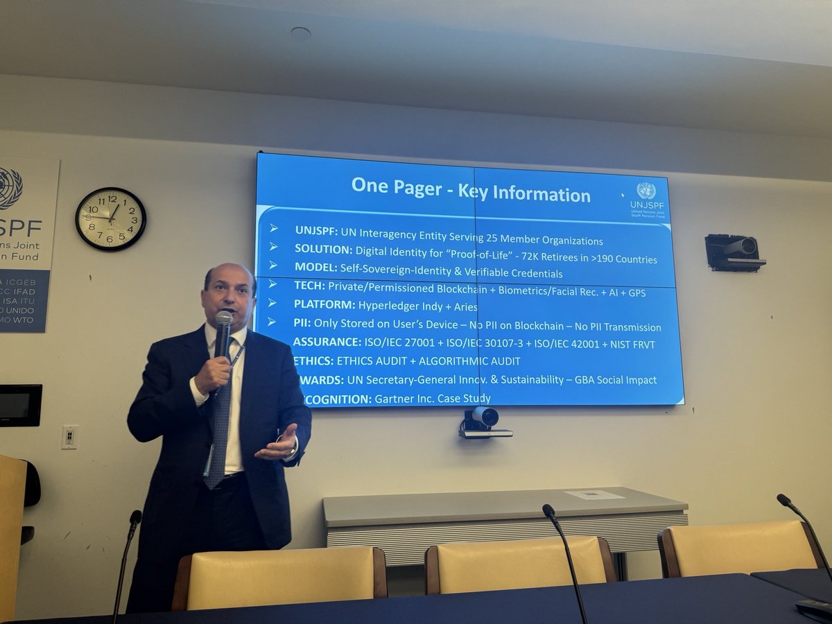 GBBC_io's tweet image. UNJSPF&apos;s Digital CE is being used by 54% of our employees and population. Although we have a purpose-built ledger, #cryptography is the backbone. With #quantumcomputing threats on the horizon, the best way to put it is &quot;Harvest Now, Decrypt Later.&quot;

-Dino Dell&apos;Accio, #UNJSPF…