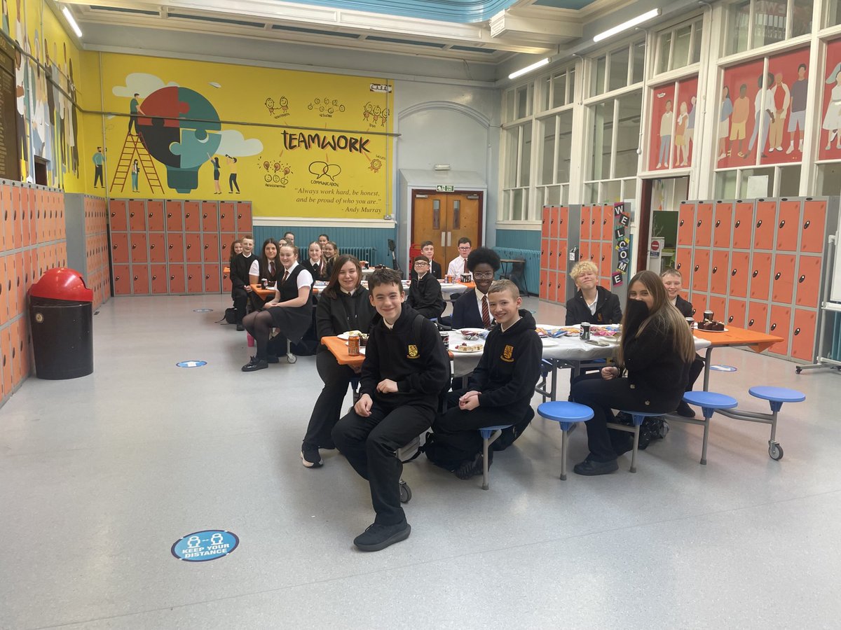 Community lunch today to celebrate our endeavour award learners, our parents and our staff. Well done to our Pupil Parliament speakers and thanks so much to staff and pupils for setting up and to our Baristars.