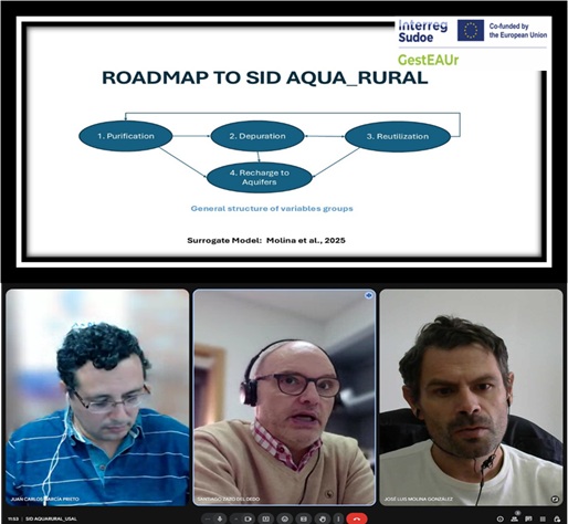 REUNIÓN TÉCNICA | #SID_AQUARURAL
Hoy, 25 de septiembre, el equipo de @CIDTA_USAL y el grupo IGA <a href="/usal/">Universidad de Salamanca</a> han definido procesos clave de datos, alcance y estructura preliminar de la herramienta digital en el marco del proyecto #GestEAUr (#InterregSUDOE).