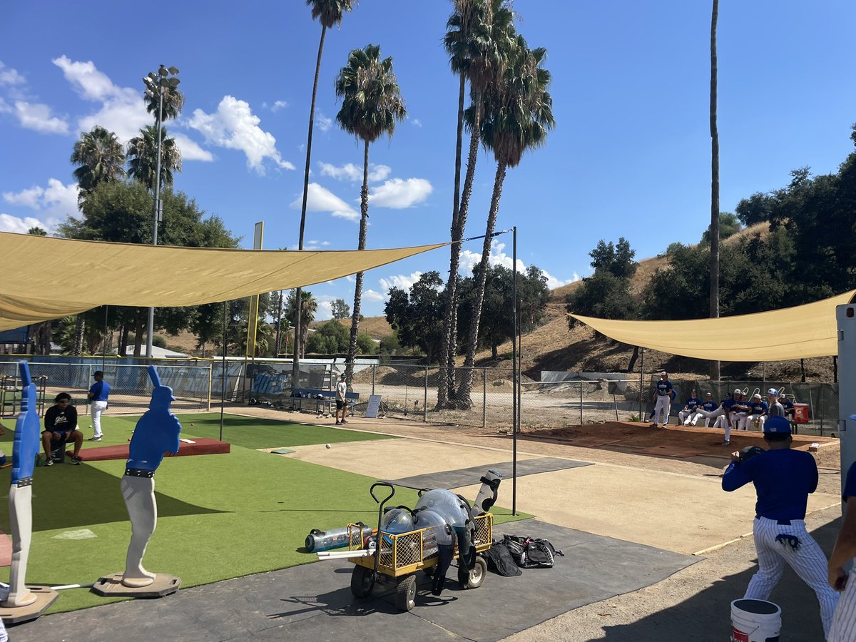 CSUSB_HC's tweet image. New bullpen vibes for the Yotes! Thanks AAA paving and Green X Turf.