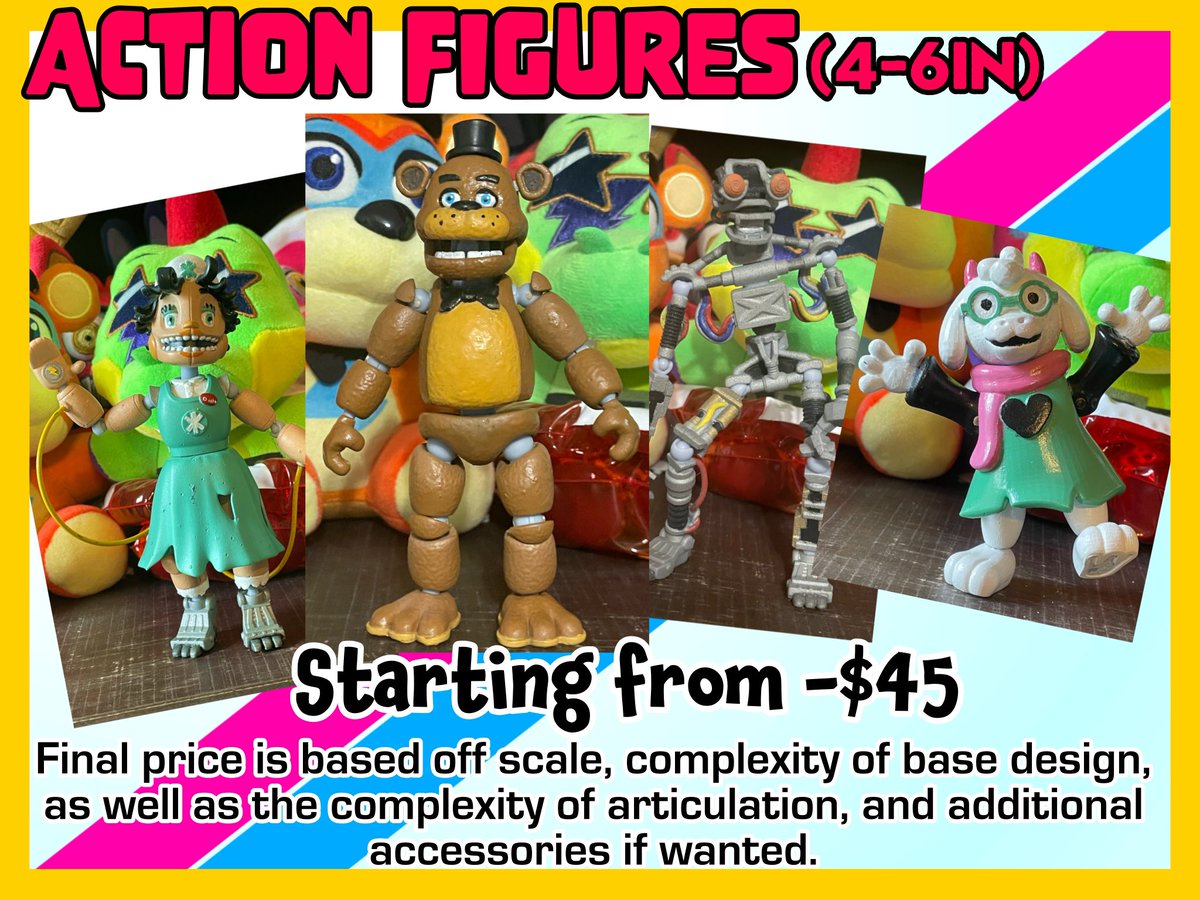 luis__nice's tweet image. By popular demand, ACTION FIGURE AND PLUSHIE COMMISSIONS ARE OPEN!!!
(down below has info regarding preferences and payment)