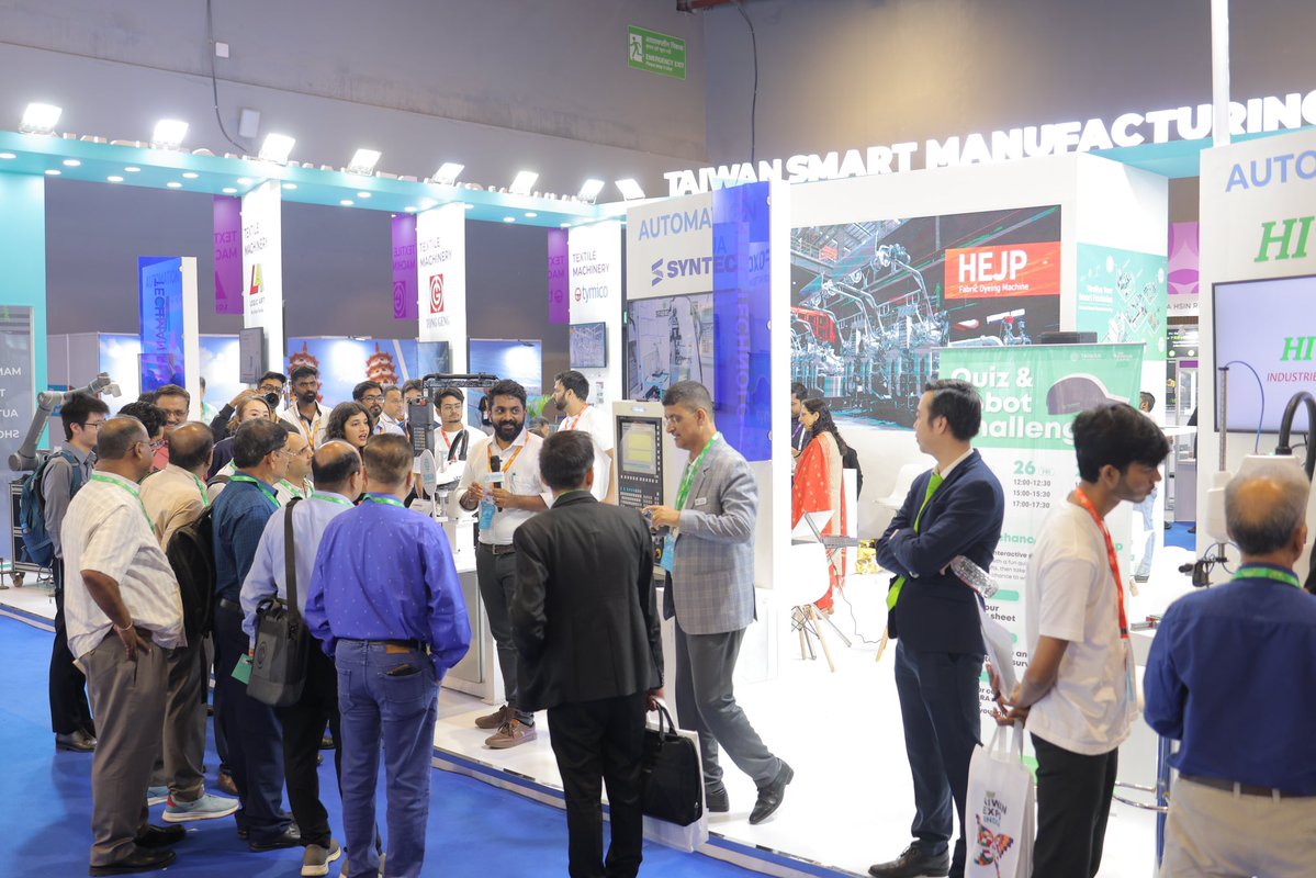 taiwanexpoindia's tweet image. What an incredible start! 
Day 1 of Taiwan Expo 2025 brought together innovation, trade opportunities, and culture – setting the tone for exciting days ahead. A big thank you to all who supported us today. 
#TaiwanUncovered #SmartLiving #DiscoverTaiwan #ExpoShowcase #TaiwanMakers