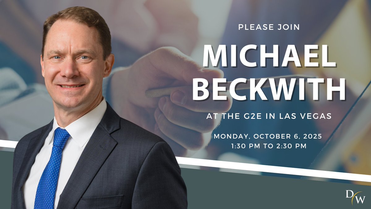 Join Michael Beckwith at G2E in Las Vegas for a panel discussion that is part of the International Masters of Gaming Law (IMGL) Masterclass Series on October 6. He will examine the impact of AI on gaming and AML compliance across the industry: bit.ly/46g05rW #ailaw