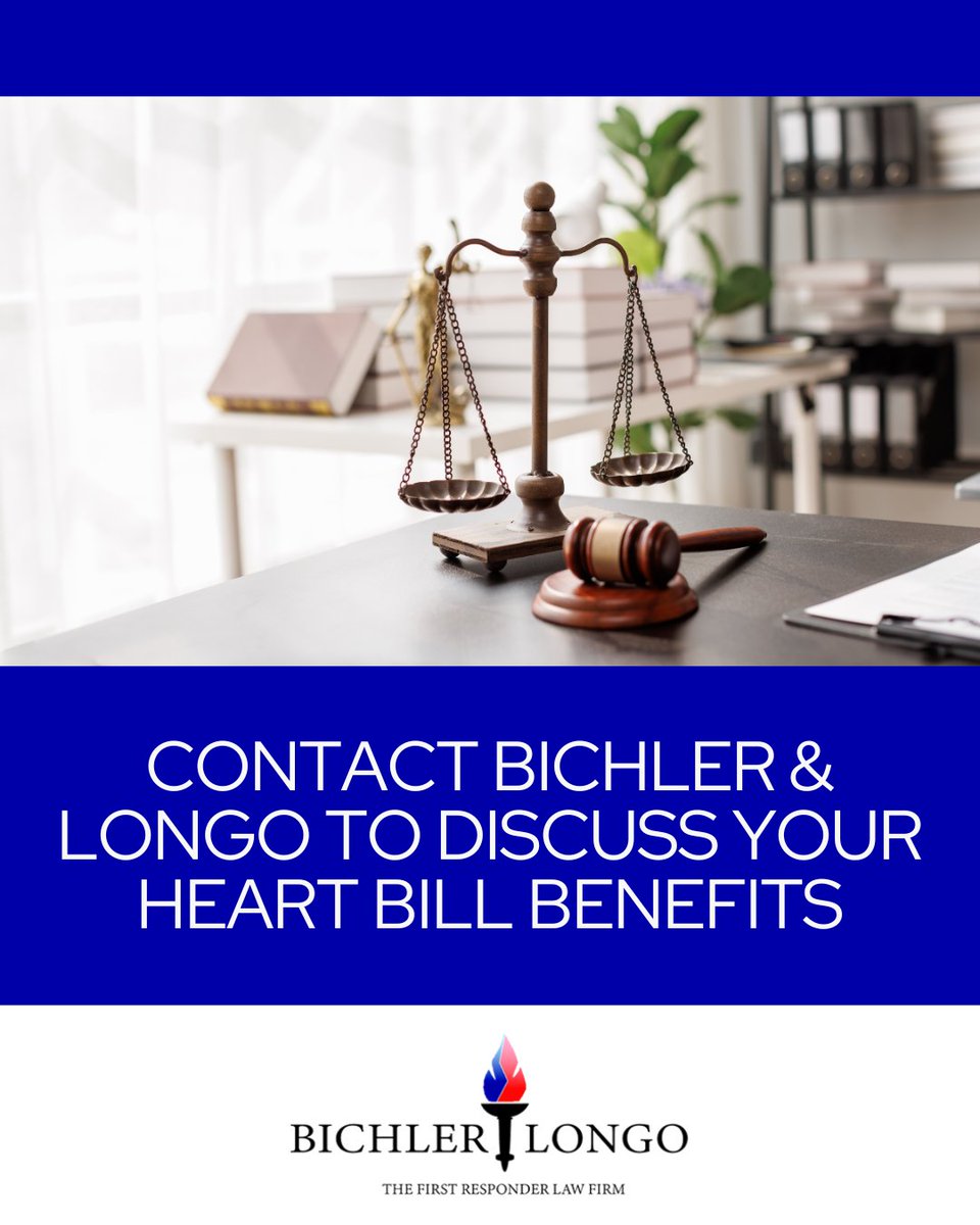 Your dedication as a first responder should be recognized—let us help you claim your Heart Bill Benefits. Reach out to Bichler &amp; Longo today to ensure you get the compensation and support you deserve.
#HeartBill #FirstResponder #BichlerandLongo
bichlerlaw.com