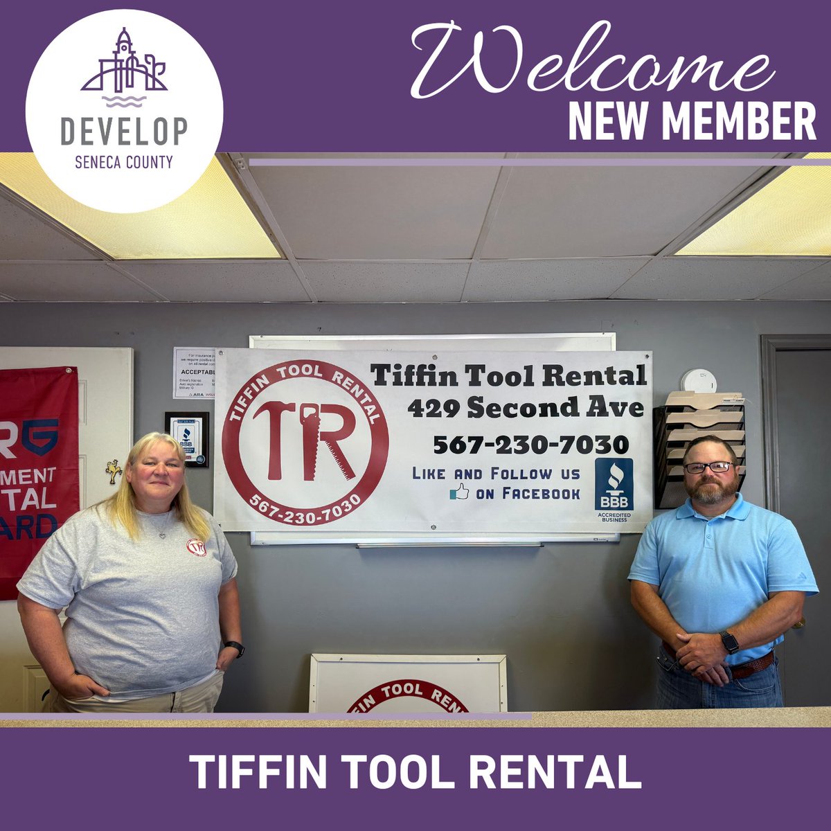 Welcome new member, Tiffin Tool Rental!

Learn more at: ow.ly/HSTG50X1tei

#NewMember