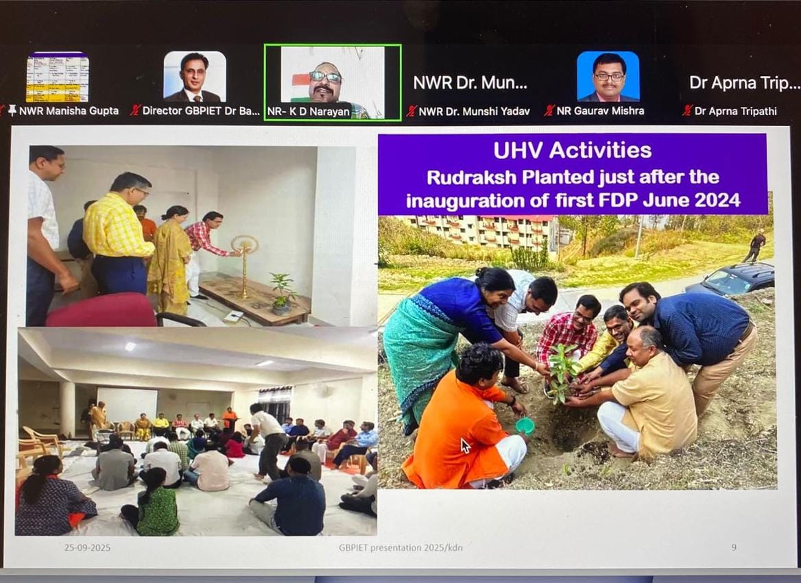 drvkbanga's tweet image. Pleasure to share that #GBPIET had the honor of delivering the welcome address at today’s NCC-IP RC &amp;amp; UC monthly meeting.
With its potential and commitment to excellence, we are poised to play a vital role in spreading #UniversalHumanValues across #Uttarakhand and further…
