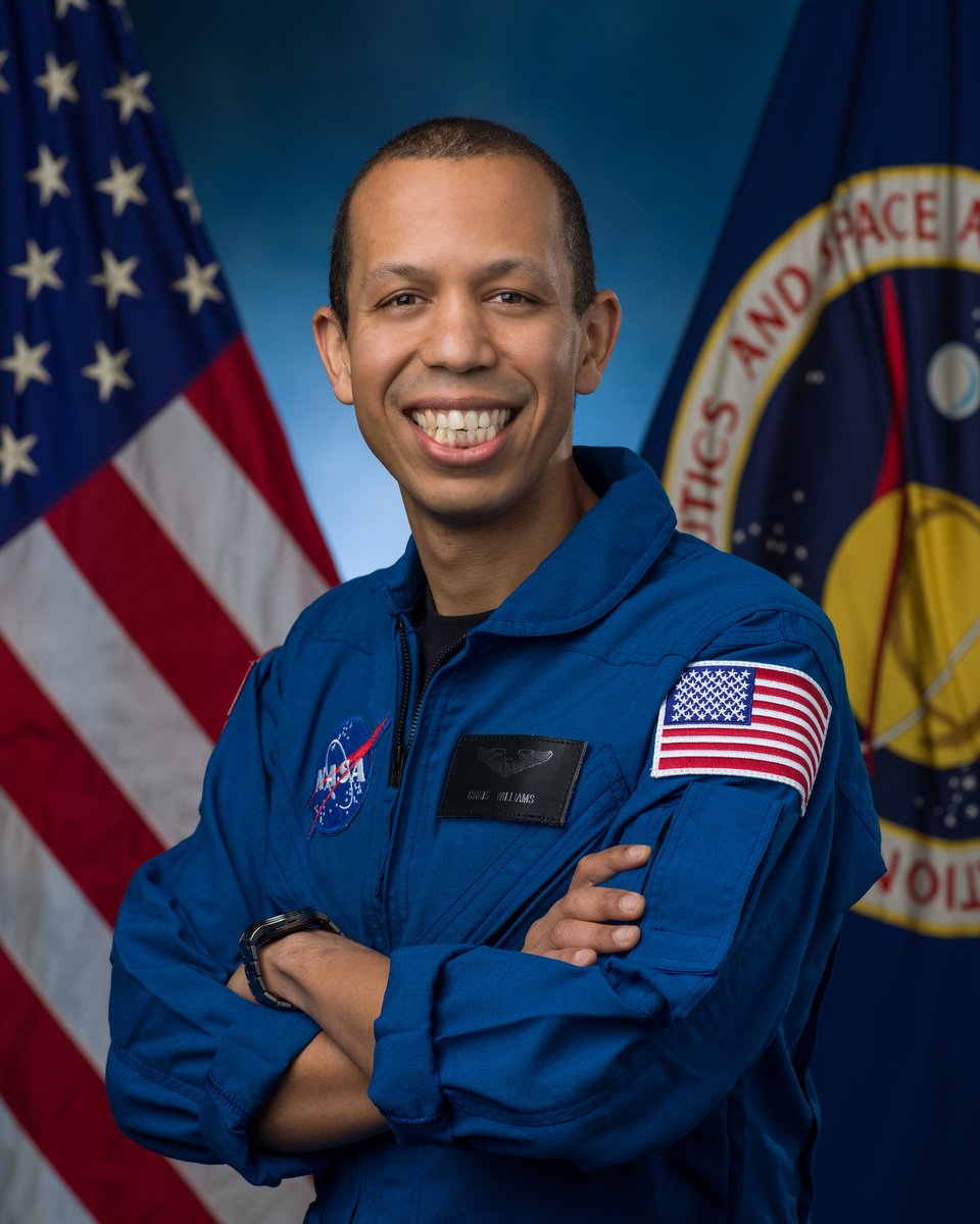 NASA's tweet image. Astronaut Chris Williams, who is scheduled to launch to the @Space_Station aboard a Soyuz spacecraft on Nov. 27, will talk about his upcoming mission in a news conference on Oct. 1. More info: go.nasa.gov/4mTIuet