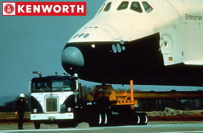 Since the space shuttles functioned as gliders during the descent, the fleet needed a little support for transportation after they landed. What better way to get around than a tow from a Kenworth K100!
#Kenworth #K100 #ThrowbackThursday