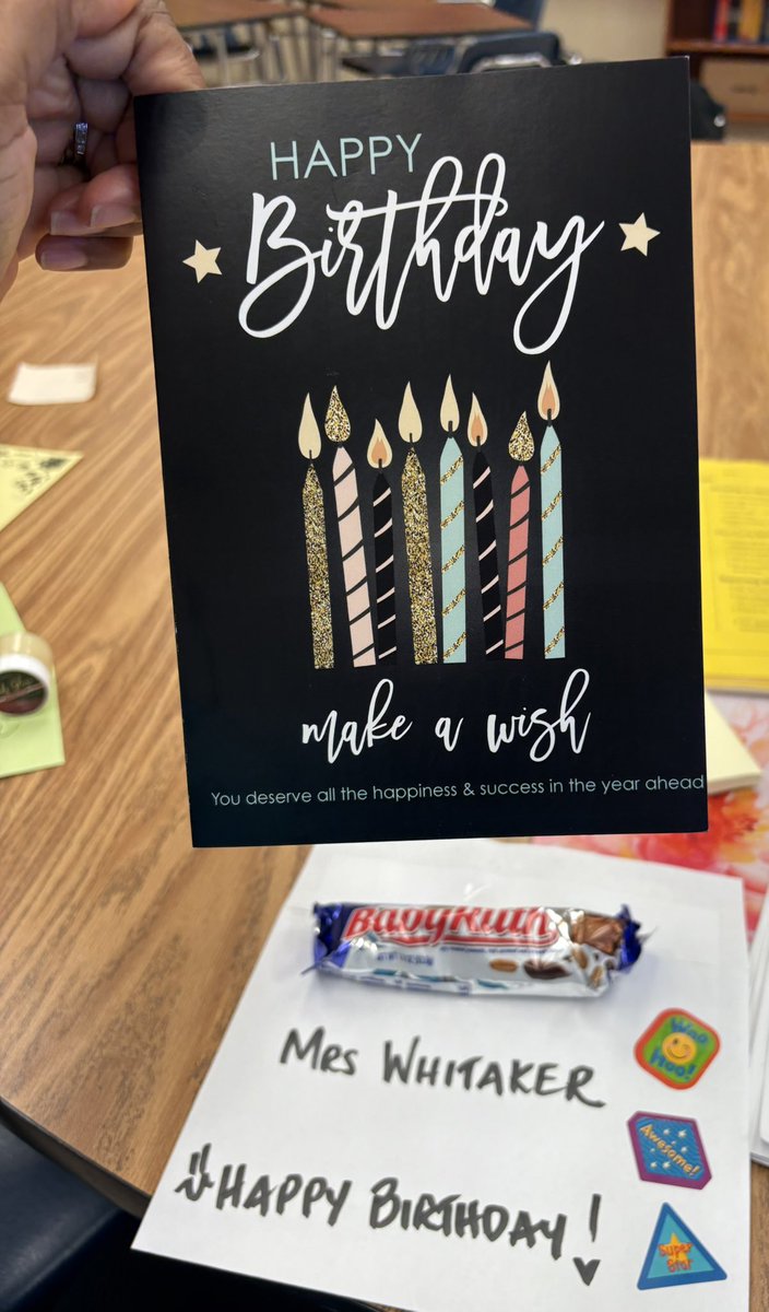 It’s the little things for me! 😍 EVERY time I go to my mailbox, there’s a token of appreciation &amp; treat waiting. My admin team is 🔥😍 I’m SO PROUD to be a Cougar! 🥹 Thank you, My Loves!!! Happy Early Bday 2 ME! 🥳🎁💐#CMS #TheNEWCongressMiddle #CougarCountry #BetterInBoynton