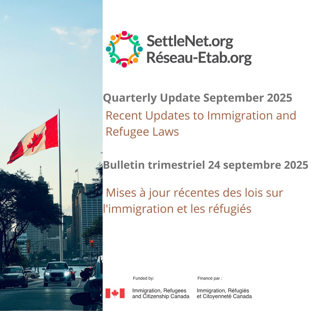 SettleNet.Org Update 65 | Bulletin réseau-etab.Org 65 - mailchi.mp/settlenet/sett… #BillC2 #immigration #immigrationlaw #refugeelaw | #ProjetdeloiC-2 #immigration #droitdel'immigration #droitdesréfugiés
