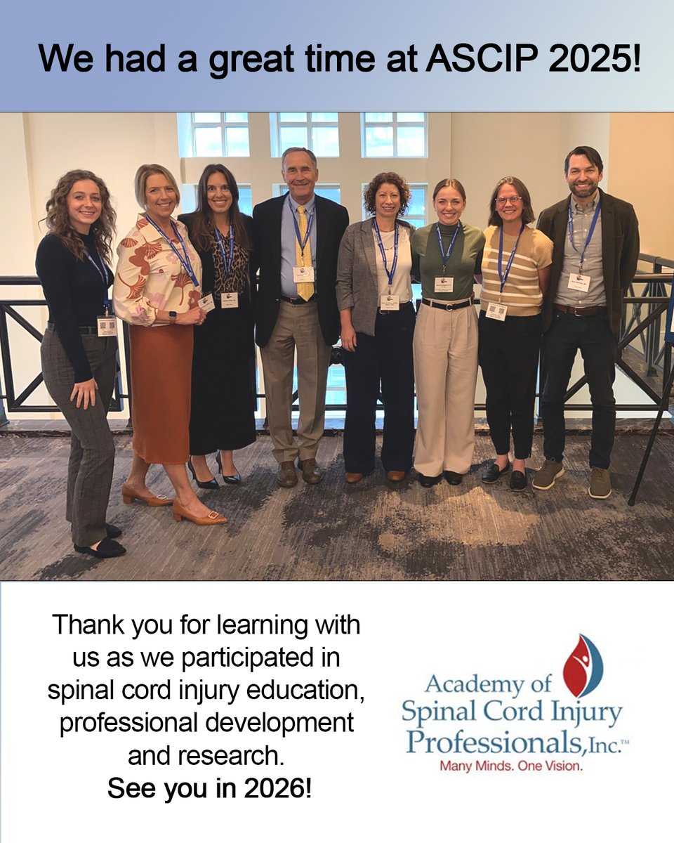 MayoClinicPMR's tweet image. We had a great time at #ASCIP !  Can&apos;t wait to see you next year! #sci #spinalcordinjury
