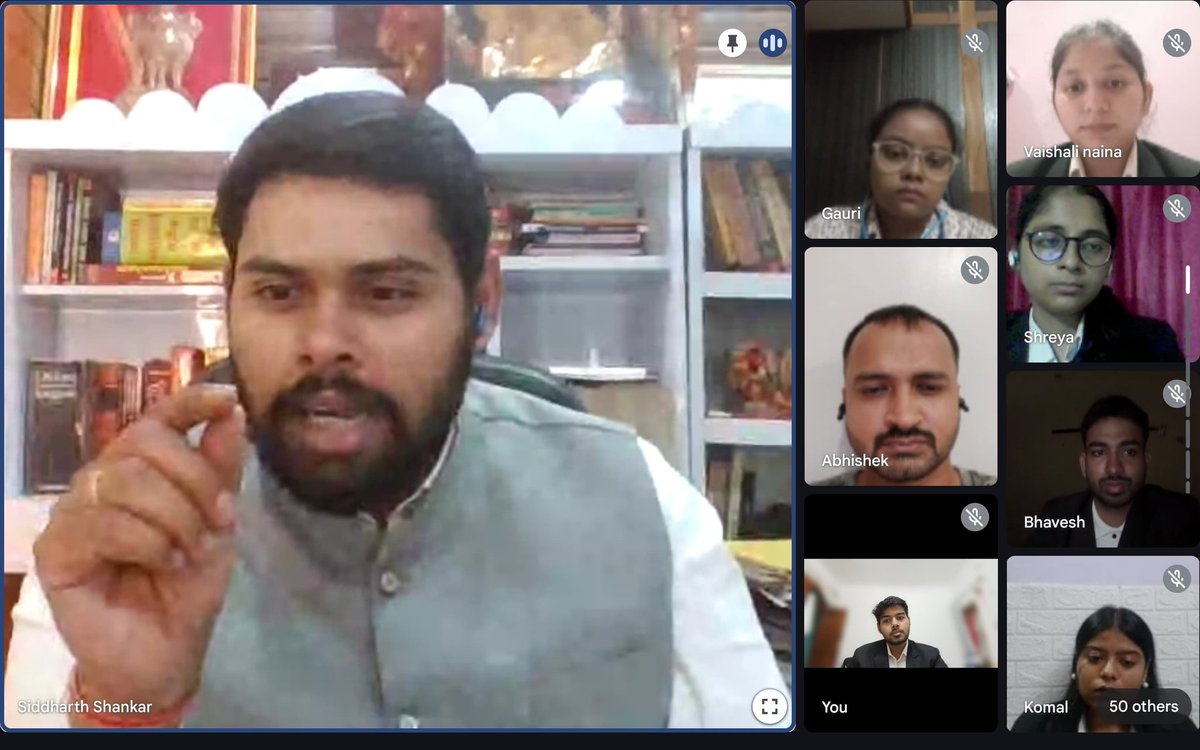 probonoclub's tweet photo. Pro Bono Club, University of Lucknow, successfully hosted a Guest Lecture on “Redefining the Justice Delivery: The Mediation Act, 2023” by Adv. Siddharth Shankar Dubey, who shared insights on the Act, its history, and its transformative role in shaping justice in India. https://t.co/t0raqCSNvZ
