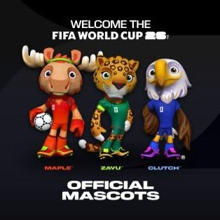 FIFA Reveals 2026 World Cup Mascots: Moose, Jaguar, and Eagle to Represent North America. 🫎🐆🦅

FIFA has unveiled the official mascots for the 2026 World Cup, featuring a moose, a jaguar, and an eagle. These animals will represent the tournament hosted across Canada, Mexico,