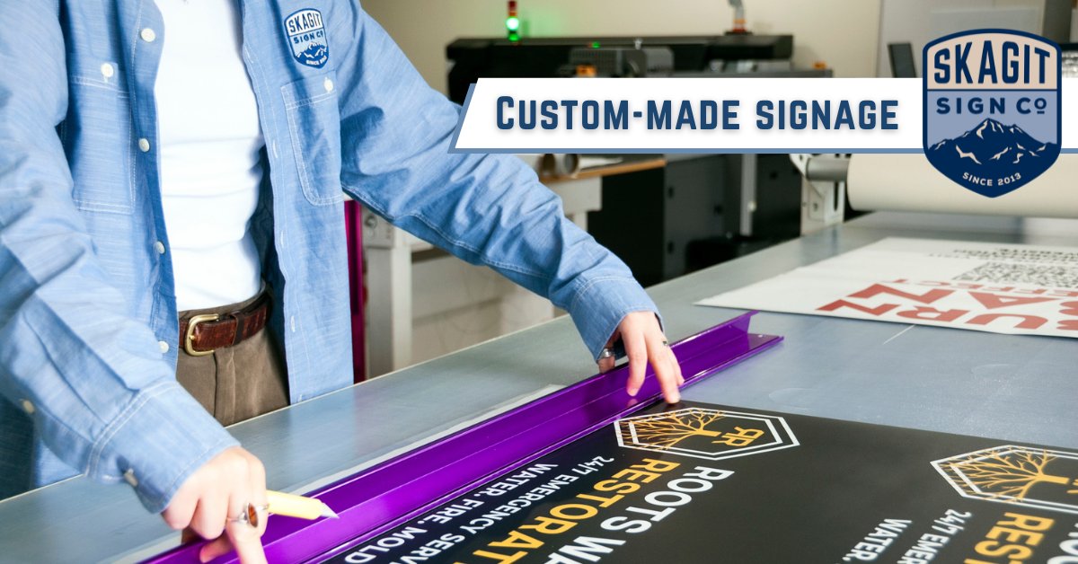 SkagitSignCo's tweet image. At Skagit Sign Co., our expert team works with you to design &amp;amp; create custom-made signs that perfectly represent your company or organization.

skagitsignco.com

#branding #signs #promo #wraps #skagitvalley #skagit #whatcom #snohomish #veteranowned #womanled #skagitsignco