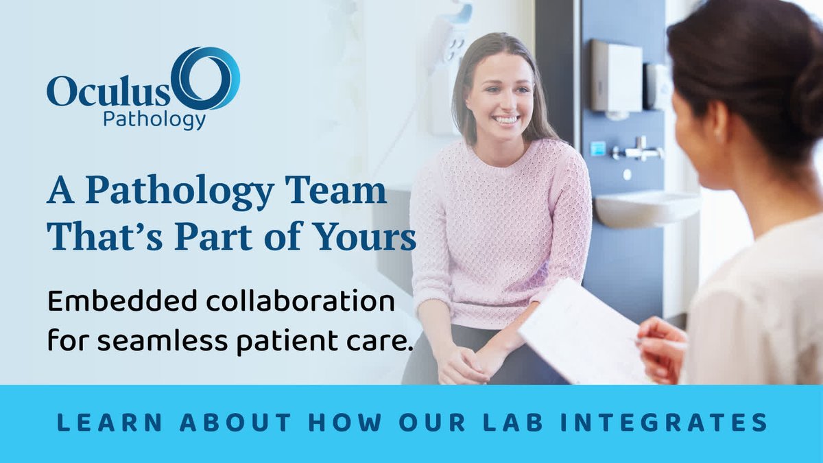 Our pathologists integrate directly into your workflows and EMRs. That means better coordination, faster decisions, and better outcomes. Let's talk &gt;&gt;  thinkoculus.com/lab/