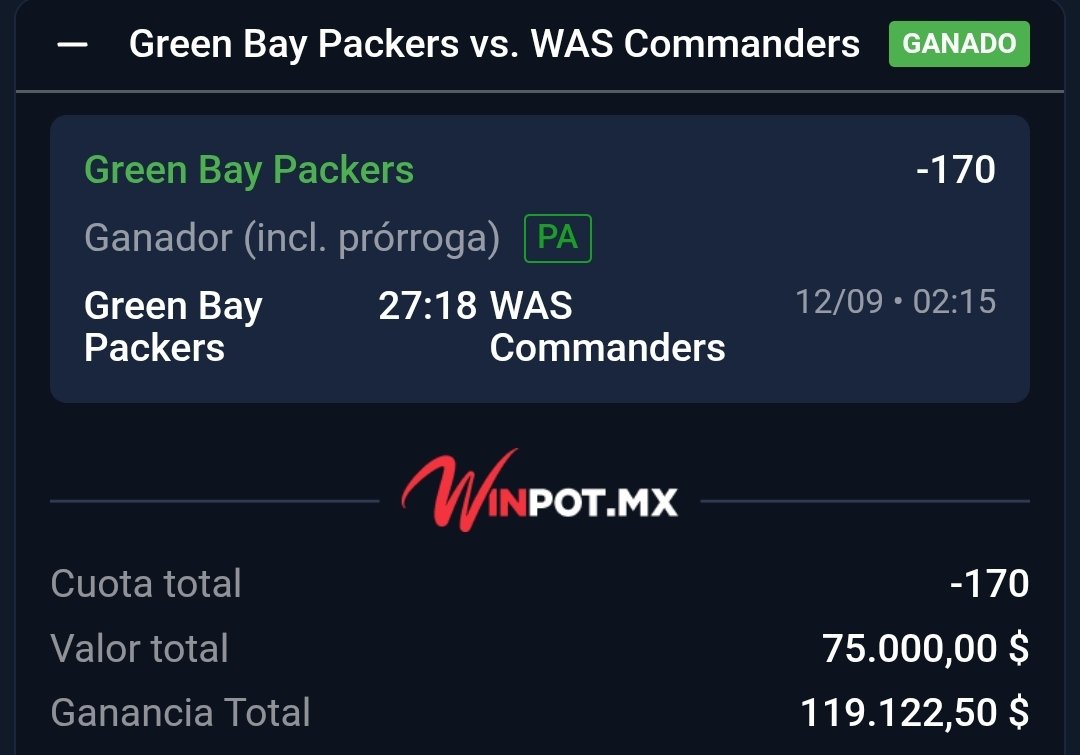 ChapitoApuestas's tweet image. 🚨| HOY ES JUEVES DE NFL CHINGONES 🏈

Hemos Ganado en los 3 Thursday Night de lo que va de la Temporada ✅️✅️✅️ !!

Si quieres entrar al MEJOR GRUPO DE NFL que existe, debes mandarme WhatsApp YAA 👇🔥!!

wa.me/526623749448

Mi Apuesta de hoy, va EXCLUSIVA por ahí🫵!!