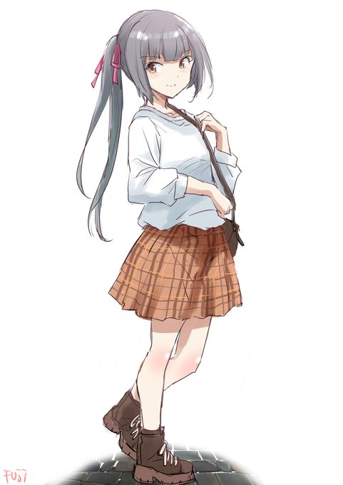 私服霞ちゃん
あまり飾らない感じで 