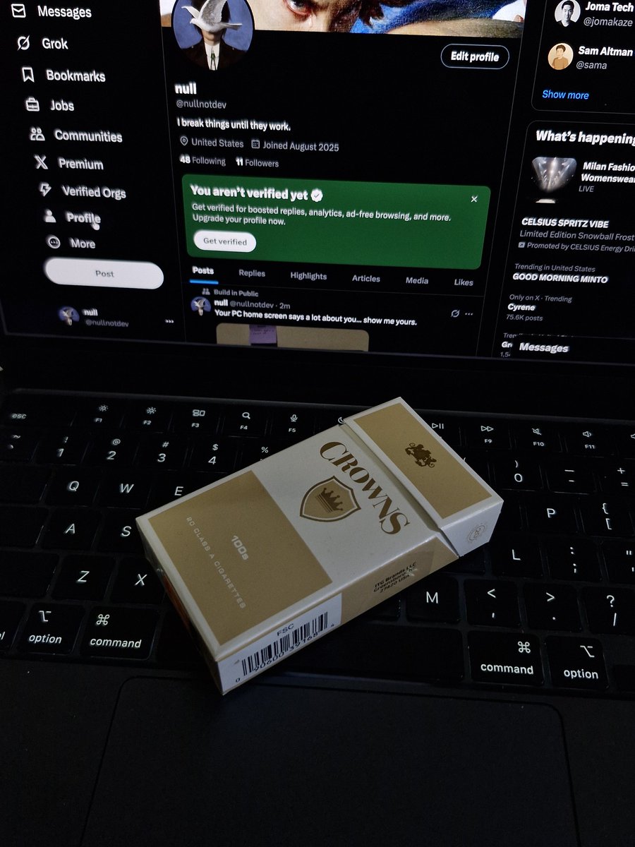 nullnotdev's tweet image. Tell me you&apos;re broke, without telling me you&apos;re broke XD