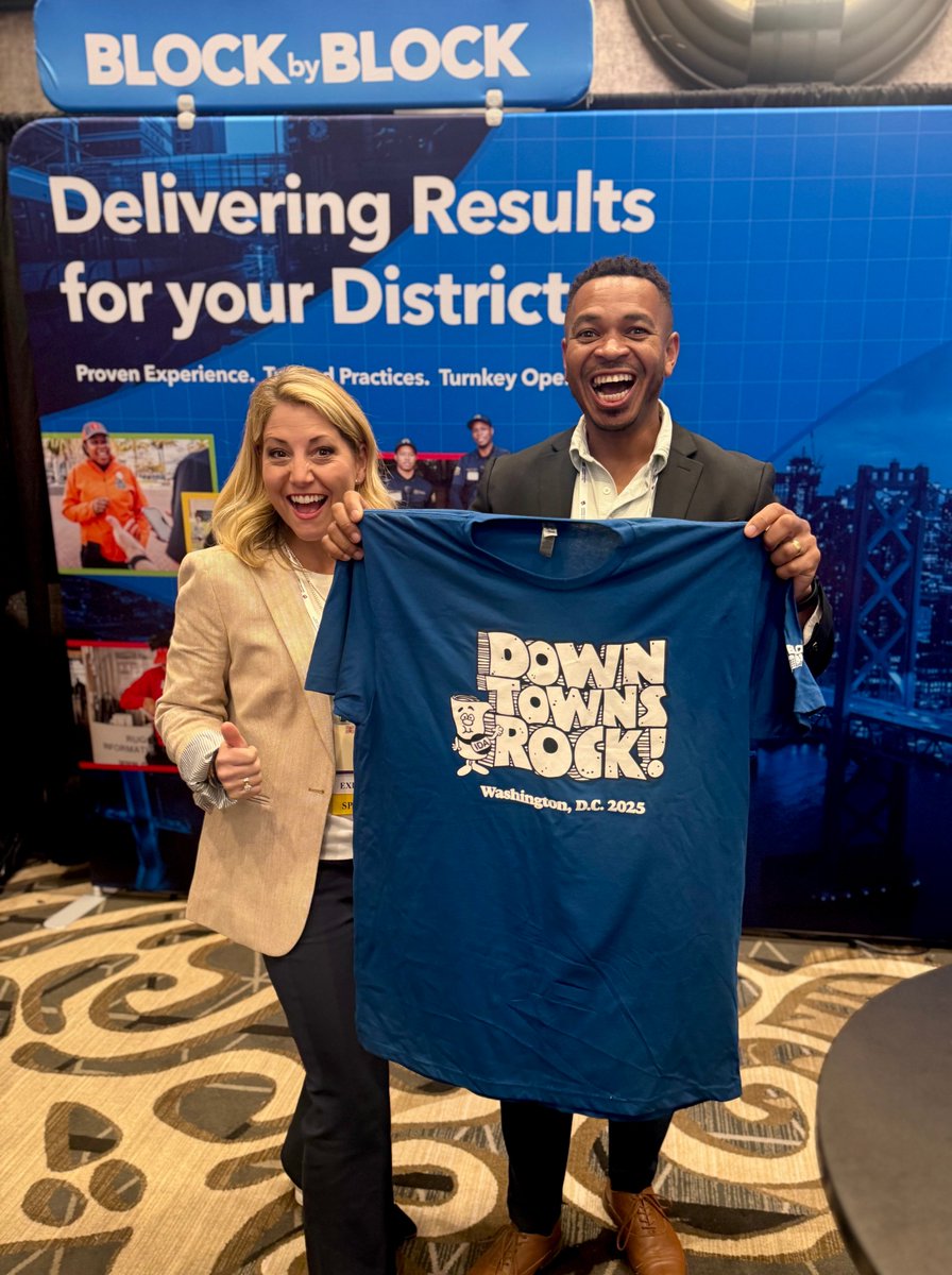 The 71st <a href="/IntlDwtnAssoc/">Int'l Downtown Assoc</a> Annual Conference is off to a great start! Don't forget to stop by our booth in the Presidential Ballroom to pick up your commemorative t-shirt honoring our host city! #idaDC25