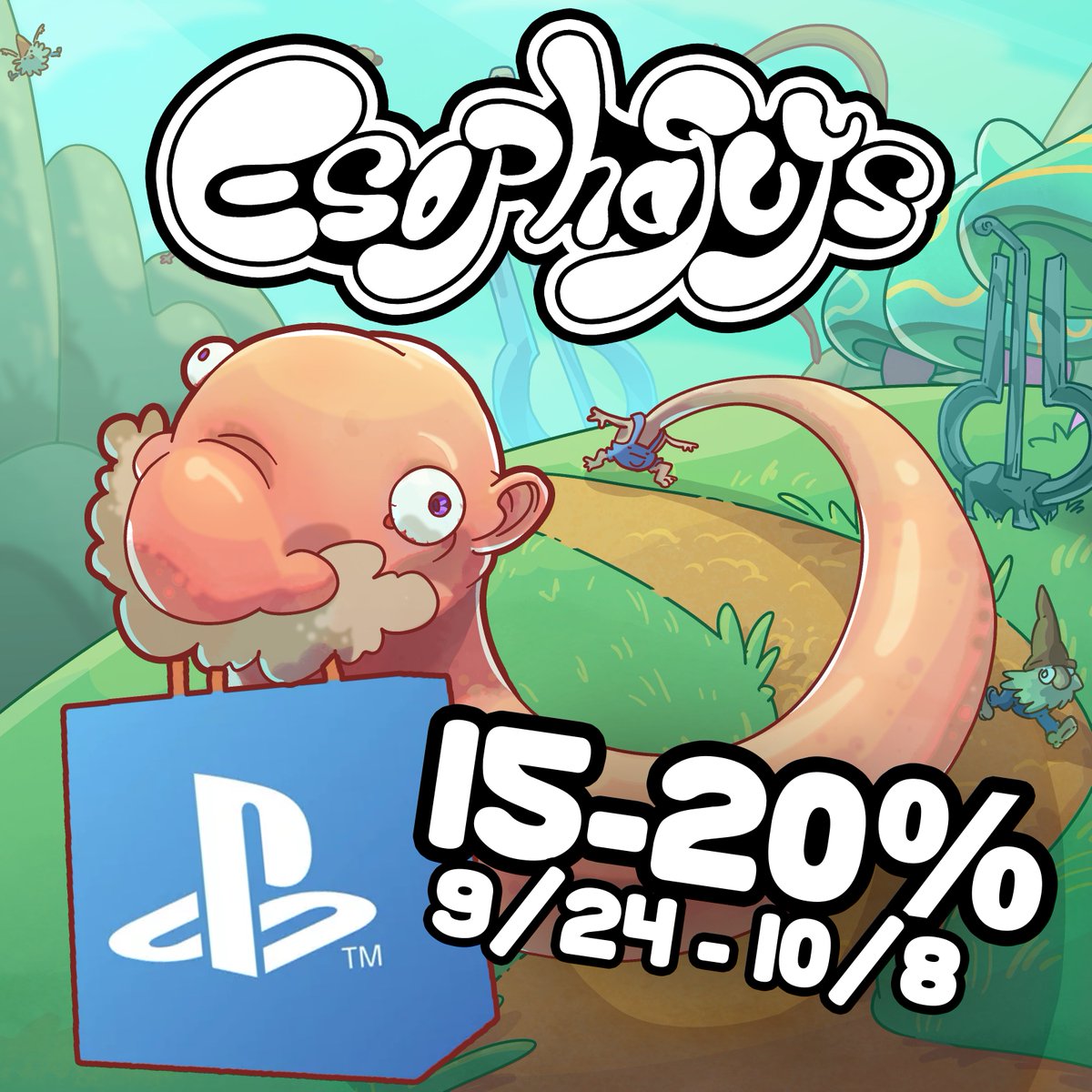 Esophaguys is on sale for 15% - 20% off on PlayStation from now until October 8th!

#PlayStation #TGS2025 #indiegames