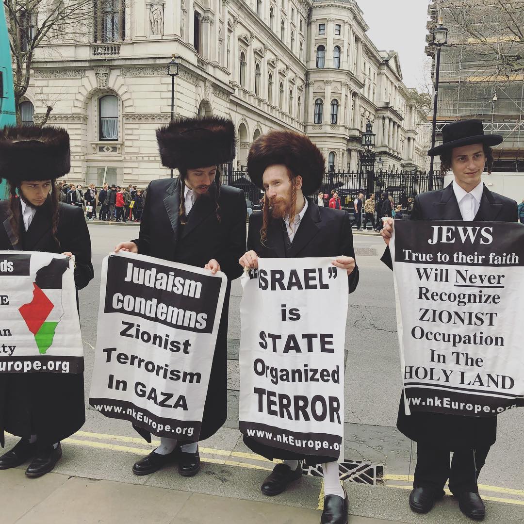 We never see Israel as a Jewish state.

We stand with the Palestinian people and support the Palestinian state.

The day the State of Israel was founded is a dark day for the Jewish people and history.

There is no Zionism in Judaism. Zionism is not Judaism.