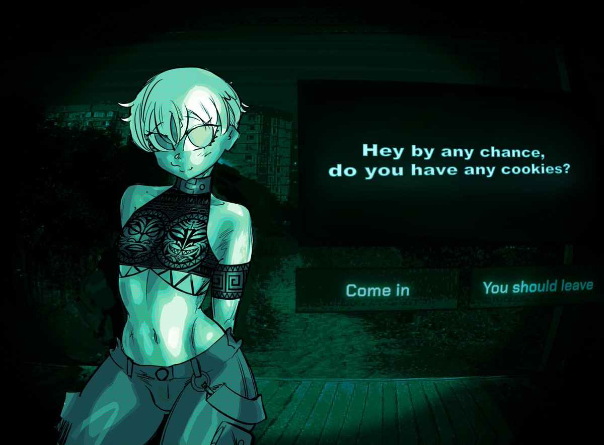 Oh come on, you'll let me in, won't you?
#Imnotahuman #noimnotahuman