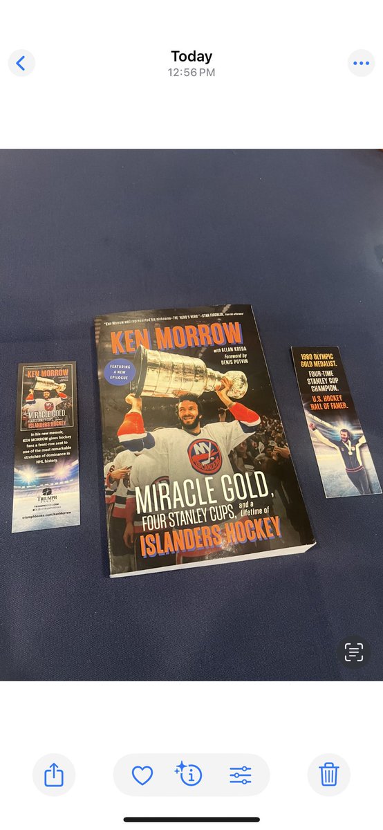 akreda's tweet image. Paperback update of Ken Morrow’s memoir to be released Sept. 30! ⁦@TriumphBooks⁩ ⁦@1980MiracleTeam⁩ ⁦@LakePlacidGov⁩ ⁦@NYIslanders⁩ @StanleyCup #hockeylegend #nyisles