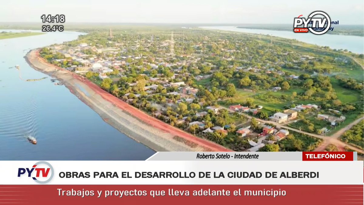 #ActualidadEnDebate conversamos con 🗣️ Roberto  Sotelo, intendente de Alberdi
🔹Obras de desarrollo de la ciudad de Alberdi: trabajos y proyectos que lleva adelante el Municipio