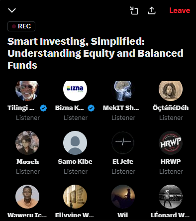 TerryMuhoro's tweet photo. Thank you for joining us this on X-spaces this evening 
Reach out for personalized advise on you money matters. https://t.co/IjmQLlkPiL