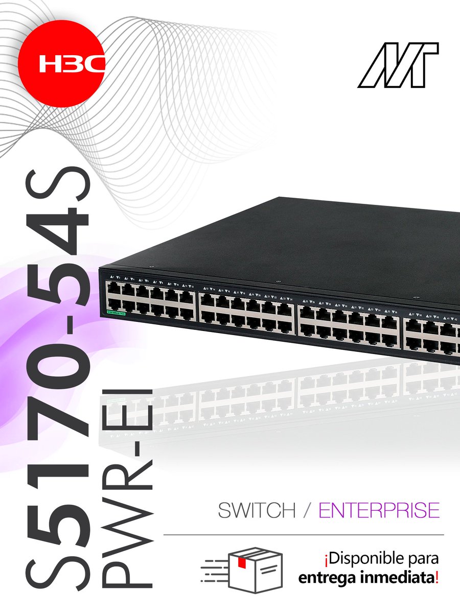 massivetechmx's tweet image. Switch H3C S5170-54S-PWR-EI
Portafolio Enterprise
#h3c #h3cmassivetech #massivetech #switch #switching #switcheo #Cloudnet
@H3CGlobal 

Somos arquitectos de soluciones tecnológicas.

Contáctanos para conocer más sobre nuestras soluciones:
📞 CDMX
+52 559275 9710