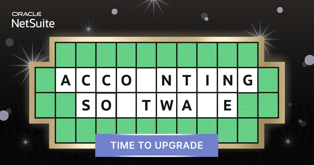 l_u_b_a's tweet image. It’s time to buy another vowel (and a better business system). @NetSuite shares 16 signs it’s time to upgrade your accounting software to something better. social.ora.cl/6017AjHBc