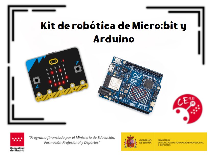 Si eres coordinador de Robótica en un centro de Secundaria, échale un vistazo a esta formación diseñada para profundizar en los dispositivos de #codigoescuela4_0_madrid <a href="/microbit_edu/">Micro:bit Educational Foundation</a> y <a href="/arduino/">Arduino</a> 
¡Ya abierta la inscripción en todos los CTIFs!➡️ innovacionyformacion.educa.madrid.org/node/927684 #IF_CMadrid