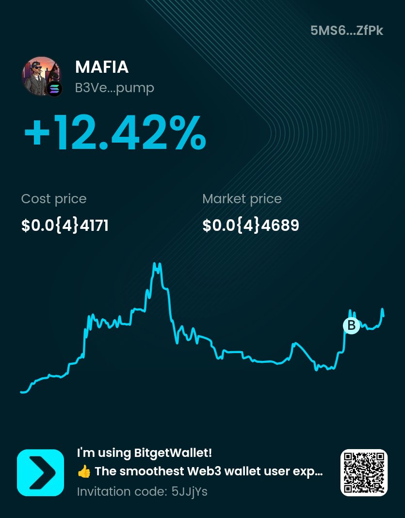 Bitget wallet I love that you can share your profit I real time!!! Even better updates everyday it seems well done guys 
<a href="/JamieElky/">Jamie</a> <a href="/KarryWeb3/">Karry</a> 

I'm using <a href="/BitgetWallet/">Bitget Wallet 🩵</a>!
👍 The smoothest Web3 wallet user experience I've had
💰 Finding the key to prosperity here every day!
If you