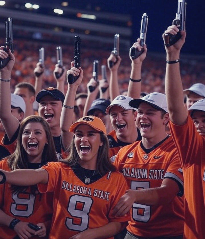 For the Baylor fans that are traveling to Stillwater. Remember for the kickoff of Big 12 conference play we traditionally particate in the Poke Pop! Everyone fires their firearm of choice into the sky before kickoff as a salute to Mike Gundy and you are welcome to join us!