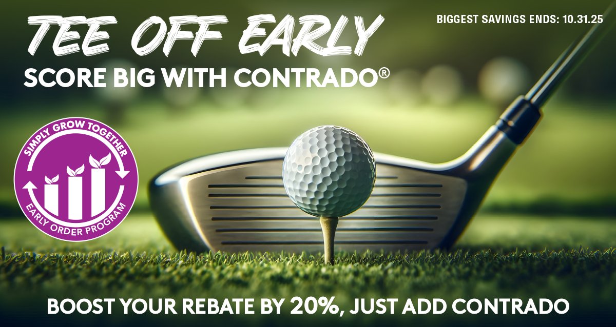 The earlier you swing, the bigger you save. ⛳️ Simply Grow Together is going on now, boost your rebate by 20%, just by adding Contrado.
Get the full details here >> hubs.la/Q03HzxXN0
#SimplyGrowTogether #SGT2025 #TeeOffEarly